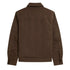 FRED PERRY J6522 Q21 BURNT TOBACCO QUILTED ZIP THROUGH JACKET S